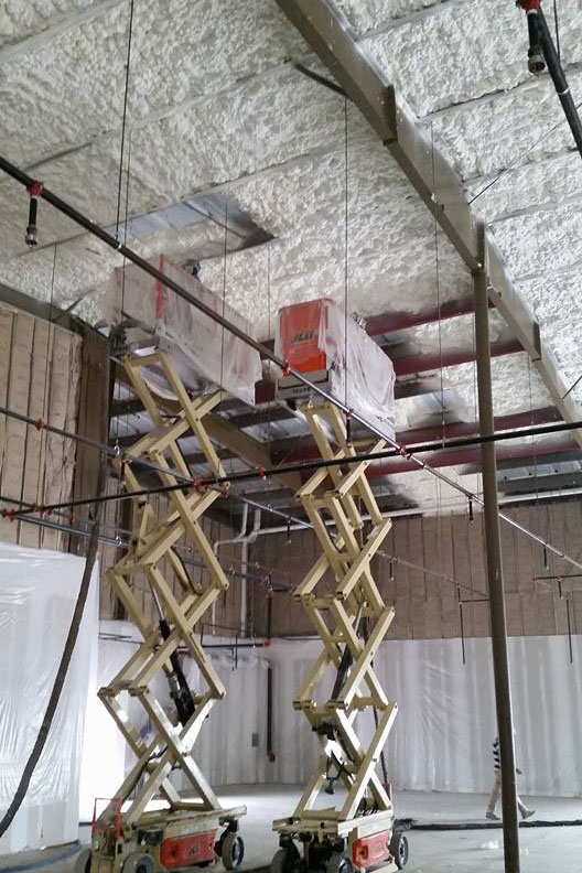 corrugated roof spray foam insulation - 2