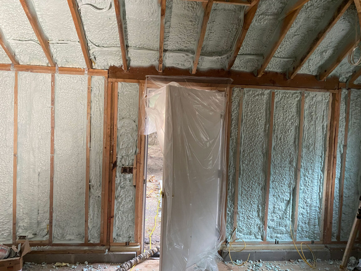 Hampton Bays insulation job after photo