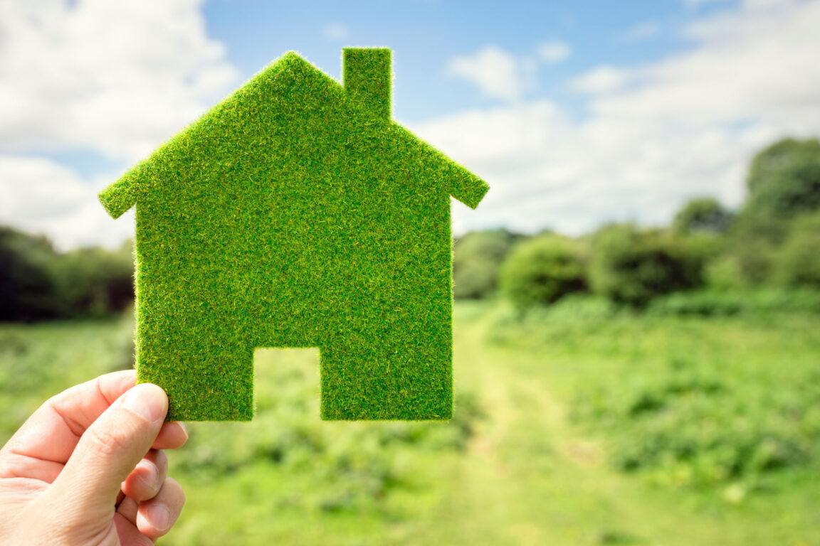 representation of an eco-friendly home
