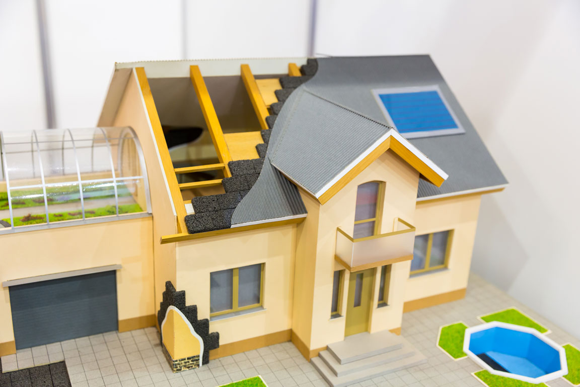 Model representing a home's thermal envelope