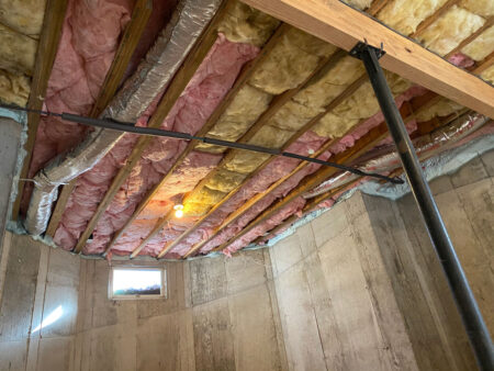batt fiberglass insulation in basement