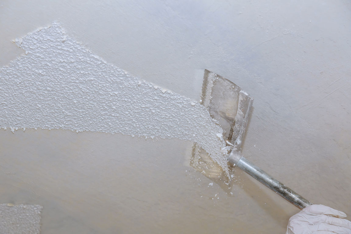 Drywall ceiling finish
