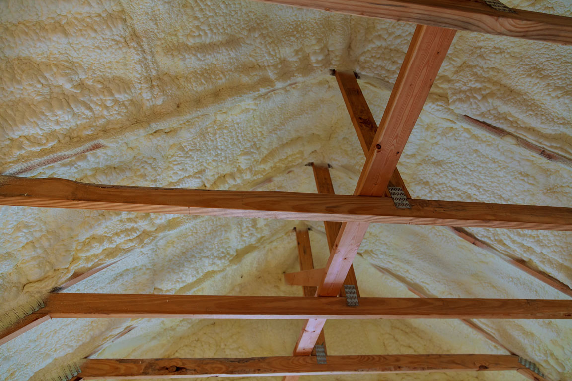 spray foam insulation in attic