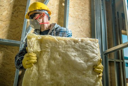 Worker with insulation