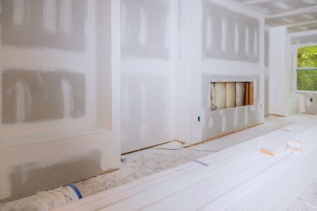 New home drywall