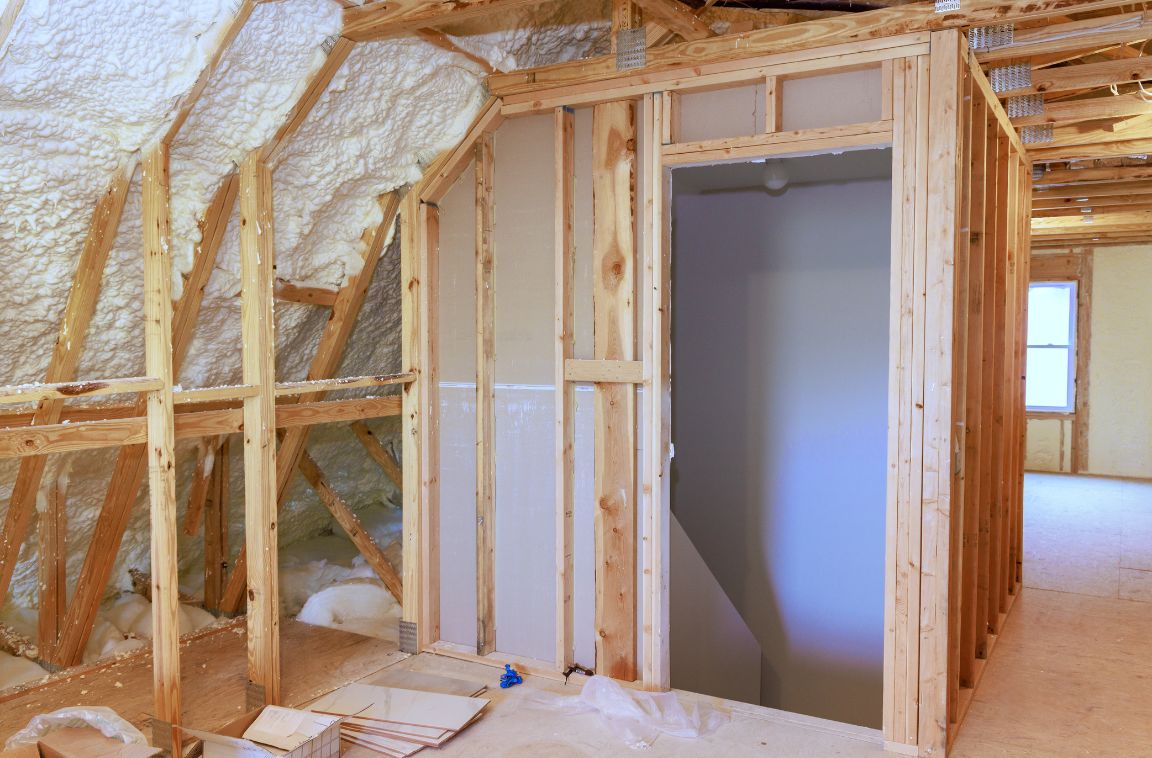 drywall and insulation benefits drywall and insulation in a home attic