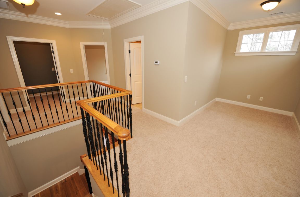 a second floor in a house